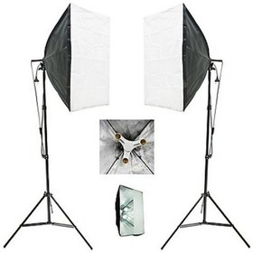 Resim 3 Duylu Softbox (2 Adet) + 2 M Işık Ayağı Lambasız 