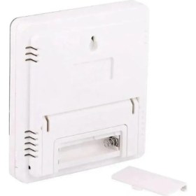 Resim Hubstein 2 Adet Masa Termometre Dijital Nem Ölçer Sıcaklık Isı Alarm Pil Hediyeli 