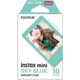 Resim Instax Mini Sky Blue 10'lu Özel Film Renkli 