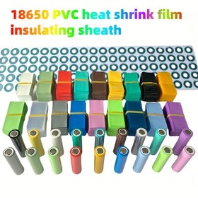 Resim 100 Adet 18650 Tüp - Ağır Hizmet Tipi PVC Yalıtımlı Kılıf Çok Renkli Seçeneklerle (Yeşil, , Kahverengi, Kırmızı, Siyah, Beyaz, Gri, Mor, Şeffaf Mavi, Magenta Lacivert Zeytin Bordo Limon Turkuaz ile) Isıyla Daralan EV'ler için Uyumlu Lityum-İyon Pil ile Power Banklar El Fenerleri ile uyumludur Dayanıklı ve Esnek PVC Kolay Uygulama & Depolama Endüstriyel kullanım 