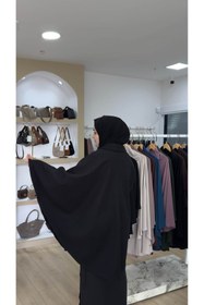 Resim EYMAHCA Luna Kaşe Panço Kışlık Şık Rahat Kalıp Tesettür Dış Giyim 