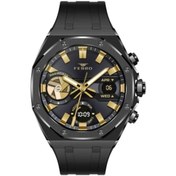Resim FERRO Siyah Silikon Kordon Erkek Akıllı Saat Fsw1121d-g 
