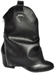Resim fox SHOES V973601009 Kalın Topuklu Western Kovboy Kadın Bot 
