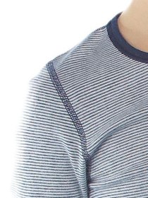 Resim Angora Yünü Doğal Termal Çocuk Uzun Kollu Fanila (Unisex) Lacivert - Lacivert / 5-6 YAŞ (116) 