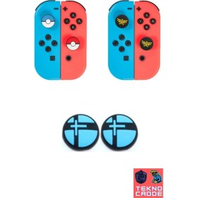 Resim Beboncool Nintendo Switch/switch Oled/switch Lite Analog Koruyucu Silikon Pad 