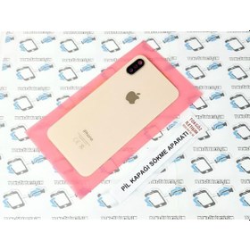 Resim İphone Xs Arka Pil Kapak Kamera Lensli ( Yazılı Cam) (275875259) 