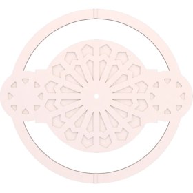 Resim Motifpiyer Lamba Tavan Göbeği 03-Yuvarlak-Dış Çıtalı 
