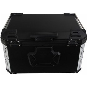 Resim GP Kompozit Universal 75 lt Alüminyum Motosiklet Çantası Siyah 