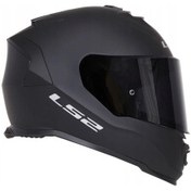 Resim Ls2 Storm 2 Siyah Vizörlü Kapalı Motosiklet Kaskı Mat Siyah 