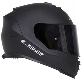 Resim Ls2 Storm 2 Siyah Vizörlü Kapalı Motosiklet Kaskı Mat Siyah 