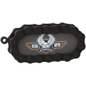 Resim Ümraniye3d Regal R. Logolu Özel Tasarım Zincir Detaylı Motosiklet Anahtarlığı 