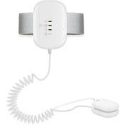 Resim Wezone İkinci Nesil Kablolu Bebek Islaklık Alarmı, 3 Alarm Modu Ses/titreşim/ses+titreşim , Manyetik Tutma, Beyaz, Dahili Li-pol Batarya 