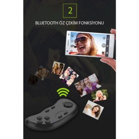 Resim Erbar Shinecon SC-B01 Sanal Gerçeklik Gözlüğü Kumandası - Siyah 