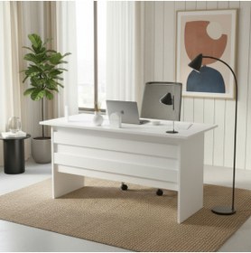 Resim Yurudesign Vario A Ofis Çalışma Masası Beyaz 