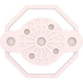 Resim Motifpiyer Tavan LED Spotlu Göbeği 03-Yuvarlak-Dış-Çıtalı-8g 