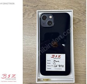 Resim Apple iPhone 13 İkinci El TR | 128 GB | Siyah 