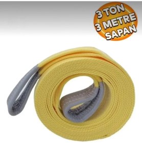 Resim Ten Lift Polyester Sapan Yük Kaldırma Sapan 3 Ton 3 Metre 