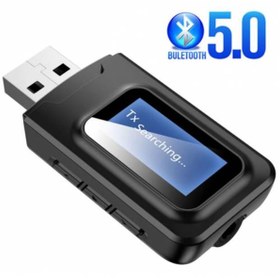Resim Polham Bluetooth Adaptör Araç Fm Transmitter Dijital Göstergeli B 