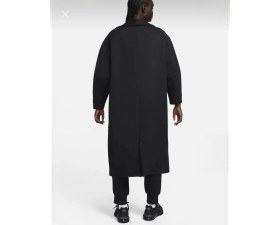 Resim Nike Sportswear Tech Fleece Oversize Bol Kalıp Siyah Kadın Uzun Ceket/hırka FQ2602-010 
