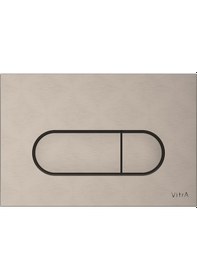 Resim VitrA Root Round 740-2295 Kumanda Paneli Fırçalı Nikel 