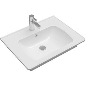 Resim Seramiksan Saturn Flat 60 CM Etajerli Lavabo 
