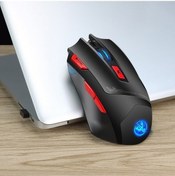 Resim Didadodo Mufunye Hxsj T88 Kablosuz Oyun Faresi: 7 Tuşlu, 4800dpi, Ergonomik Tasarım, Şarj Edilebilir, Pc/laptop İçin Yüksek Hızlı, 001 001 