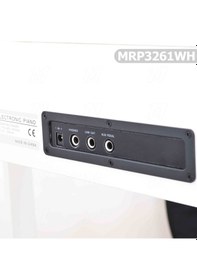 Resim Manuel Raymond Mrp3261wh Dijital Piyano - Beyaz Eğitim - 61 Tuş Kompakt Taşınabilir Tasarım, Dahili Hoparlör, Çoklu Enstrüman Sesleri Ve Ritim Eşlikleri Uyum: Başlangıç Seviyesi Ve Mobil Kullanım 