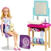 Resim Barbie Wellness Işıltı Dolu Spa Günü Oyun Seti HCM82 