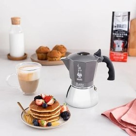 Resim Storemax - Brikka Indüksiyon: 4 Cups Ocak Üstü Bol Köpüklü Espresso Pişirici - 170ML - Alt Hazne: Dış Paslanmaz Çelik Iç - Patentli Valfi - Indüksiyon Ocak Türleri Için Uygundur 