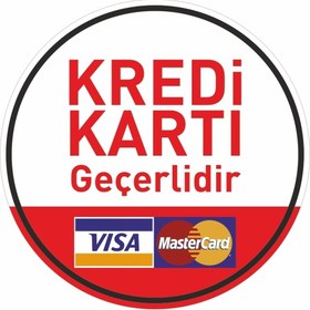Resim cicigünler Kredi Kartı Geçerlidir Levhası Çift Yönlü 