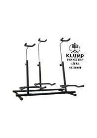 Resim Klmp-02/03 Üçlü Gitar Sehpası / Üçlü Gitar Standı / Profesyonel 