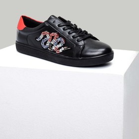 Resim Boncuk Detaylı Kadın Sneaker 