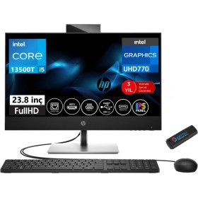 Resim Hp All In One Proone 440 G9 Intel® Core™ i5 13500T 32GB 1TB SSD 23.8'' Fhd IPS Windows 11 Home All In One Bilgisayar AIO885F1EAW14 