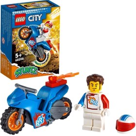 Resim City Roket Gösteri Motosikleti 60298 - Çocuklar için Yaratıcı Oyuncak Yapım Seti (14 Parça) 