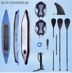 Resim Cawooo Koltuklu Şişme Kano 2 Kişilik 