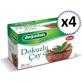 Resim Doğadan 9 Otlu Dokuzlu 9'lu Karışık Bitki Çayı 4 Adet 