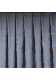 Resim Elite Lacivert Pano Fon Perde 1/3 Pileli Tek Kanat - Kırışmaz, Şık Ve Modern Lacivert 