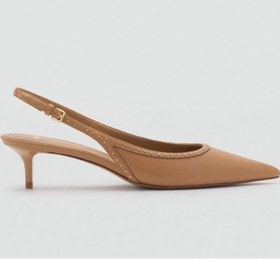 Resim MANGO Çivi detaylı kitten topuklu ayakkabı 