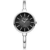 Resim Hanyang 1 Adet Silverblack Lvpai Üst Marka Kadın Bilezik Saatler Set Moda Kadın Elbise Bayanlar Bilek Izle Lüks Gül Altın Kuvars Izle Set Montre Femme (Yurt Dışından) 