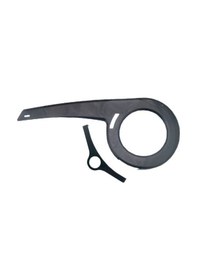 Resim Zincir Muhafaza/sacı - 3'lü Aynakol İçin, Siyah Gri - Siyah 