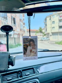 Resim Grafik Le Reklam Baskı Merkezi Anneye Özel Araba Süsü Kişiye Özel Tasarım Fotoğraflı 