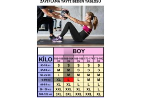 Resim Young&Fit Zayıflatan Vücut Şekillendirici Toparlayıcı Termal Agraflı Korse Tayt 