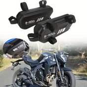Resim Su geçirmez Motosiklet Sert Kabuk Çantası - Çıkarılabilir Kayış, EVA Malzeme, Siyah - Sokak Spor Motosikletleri & Dağ Bisikletleri için İdeal 