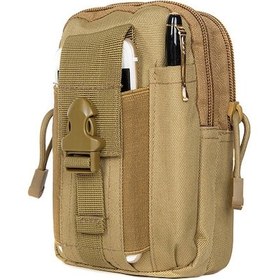 Resim Kemer Bel Çantası Taktik Molle Edc Maket Çantası Gadget Kamp Yürüyüş Açık Dişli Cep Telefonu Kılıf Tutucu 