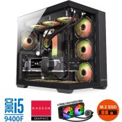 Resim Zeiron Zero RX25 Intel Core I5-9400F 32GB Ram 512 GB M.2 Nvme 8gb 256BIT RX580 Sıvı Soğutmalı Oyuncu Masaüstü Bilgisayar 