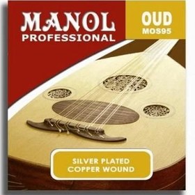 Resim Manol MOS95 Ud Teli Takımı | Gümüş Sarım Profesyonel Set 