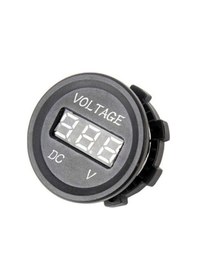 Resim DC 5V-48V Yeşil LED Panel Dijital Gerilim Göstergesi Voltmetre 