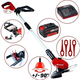 Resim Einhell Ge-Ct 18 Li Akülü Kenar Kesme + 3,0 Ah Akü ve Şarj Cihazı 