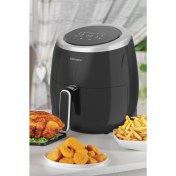 Resim Goldmaster : Ultracook 2000 Watt Yüksek Güç 6,4 Litre Inox Geniş Xxl Dokunmatik Airfryer Yağsız Sıcak Hava Fritözü 