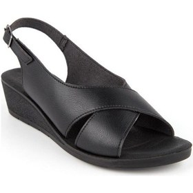 Resim Muya Vienza 31028-001 Anatomik Taban Kadın Sandalet Siyah 36-40 001 